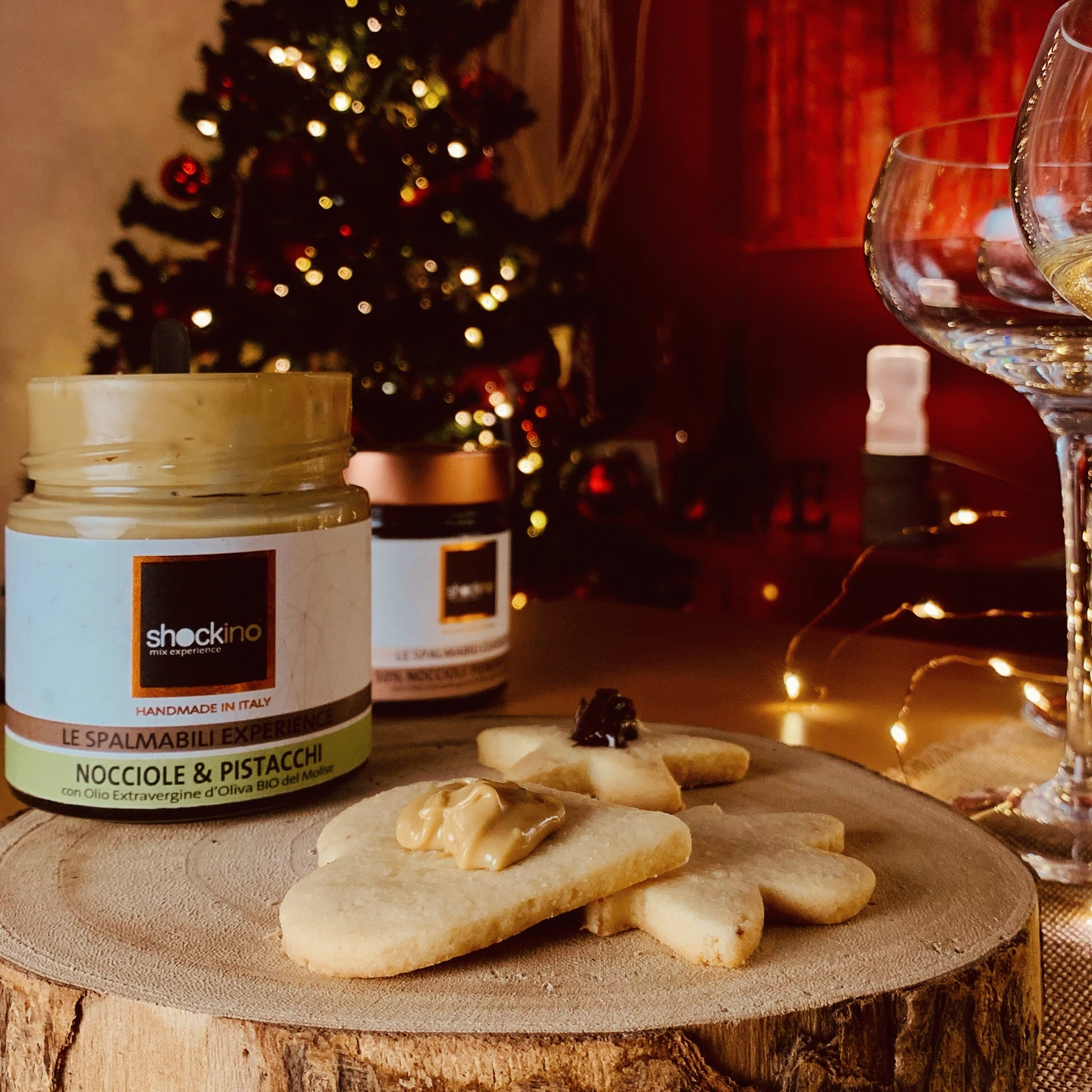 shockino creme spalmabili nocciole natale
