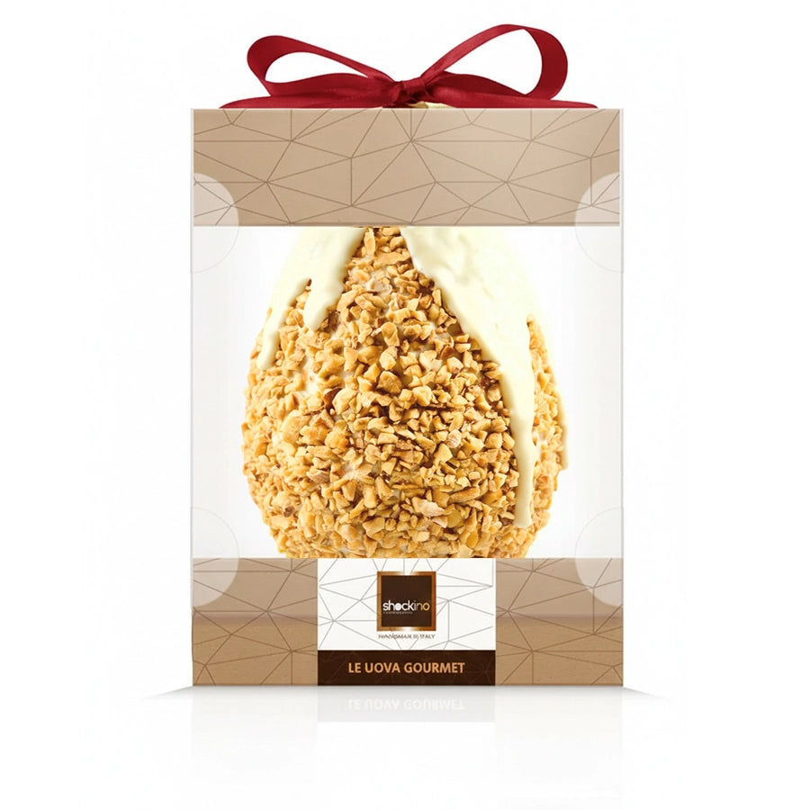 Gourmet Easter Eggs White and Pistachios 220g