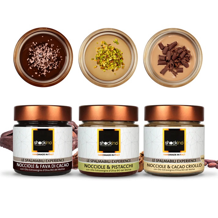 Granulated spreadable cream tasting kit